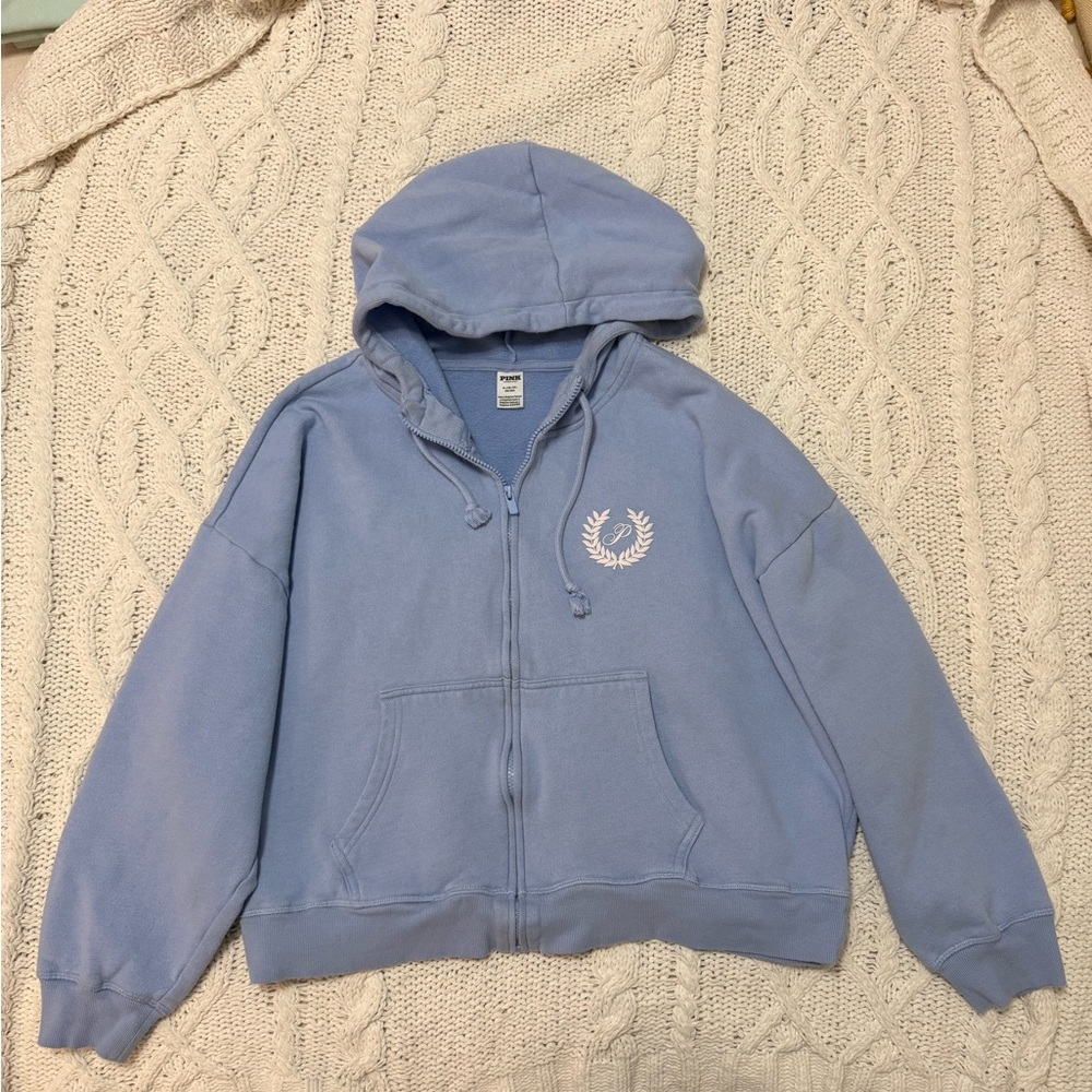 VS PINK ZIP UP HOODIE